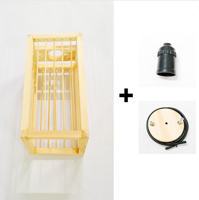 Đèn Tre Gỗ Thả Trần Trang Trí Dùng Để Decor Nhà Hàng Quán Cafe Homestay Cực Chất. Mẫu Hộp Chữ Nhật- Apollo Shop