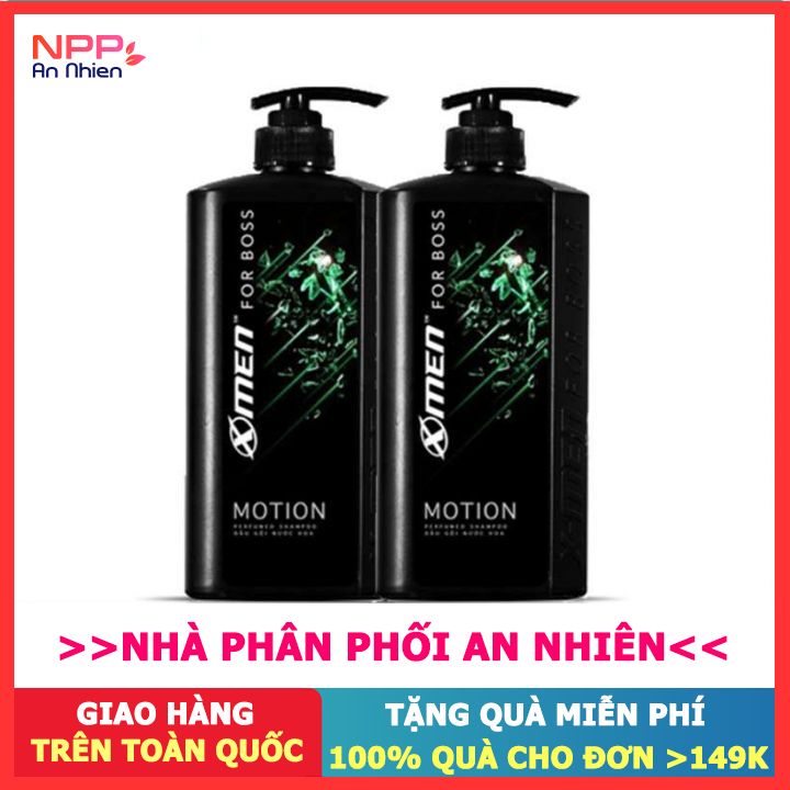 Combo 2 Dầu Gội Xmen for boss Hương Năng Động Motion 650g- NPP AN NHIÊN
