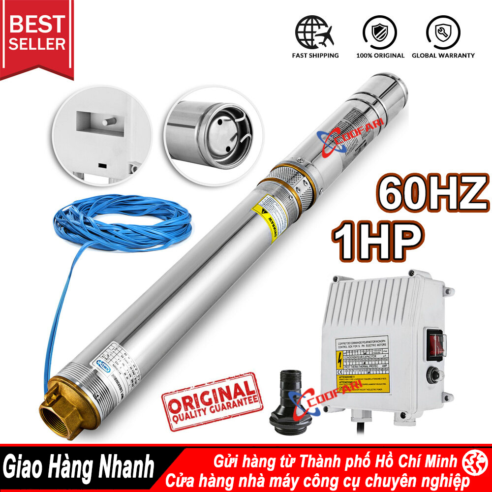 Máy bơm chìm 3 inch 220V 60Hz 2HP Máy bơm giếng sâu Máy bơm chìm điện Máy bơm chìm giếng