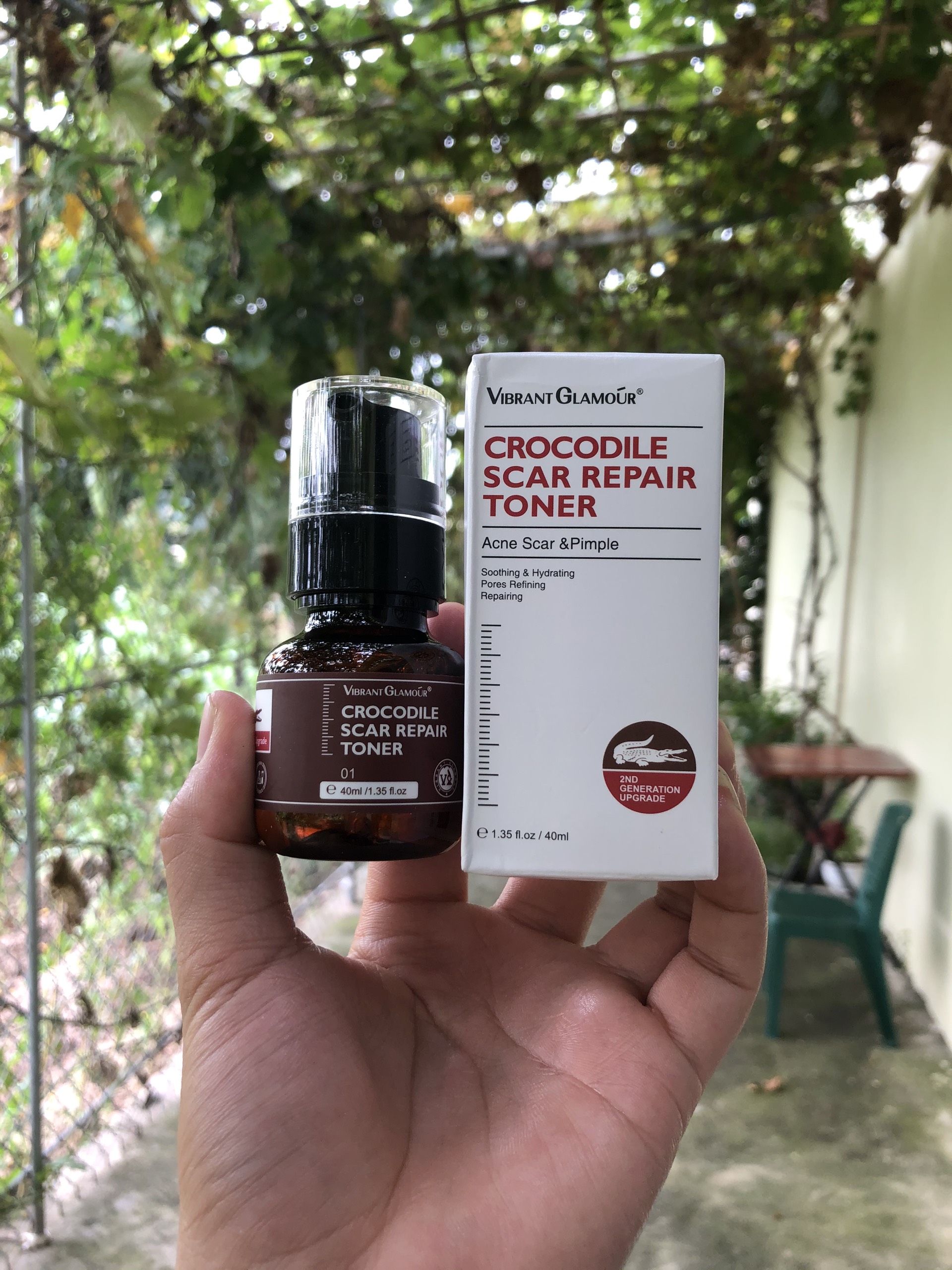 Serum tinh chất dầu cá sấu cắt đáy sẹosẹo rỗlỗ chân lôngtái tạo dalàm đầy da