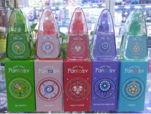 [Hcm]Fantasy Nước Hoa 60Ml Có 5 Mùi Hương Lựa Chọn.