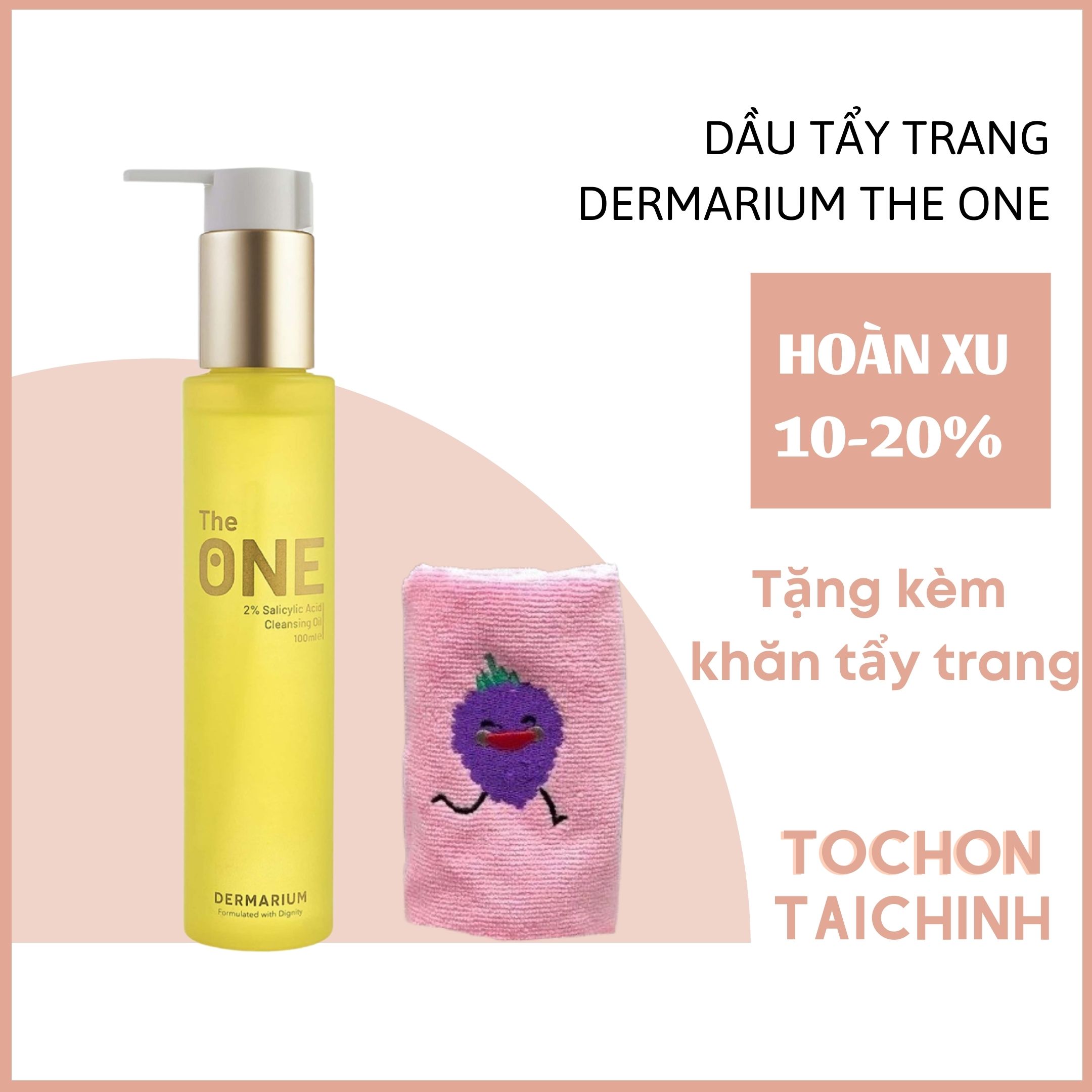 Dầu Tẩy Trang The One Nhà Dermarium - 100Ml - Phân Phối Chính Hãng (Tớ Chọn Tài Chính)