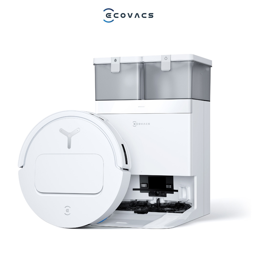 Robot hút bụi lau nhà Ecovacs Deebot T50 Pro Omni 2025 - Lực hút mạnh mẽ 15.000Pa - Pin dung lượng l
