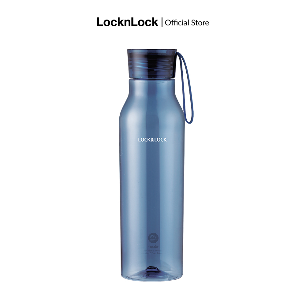 Bình nước nhựa Tritan Lock&Lock Eco Bottle 750ml ABF664 - Trong suốt - 3 màu - Có dây treo