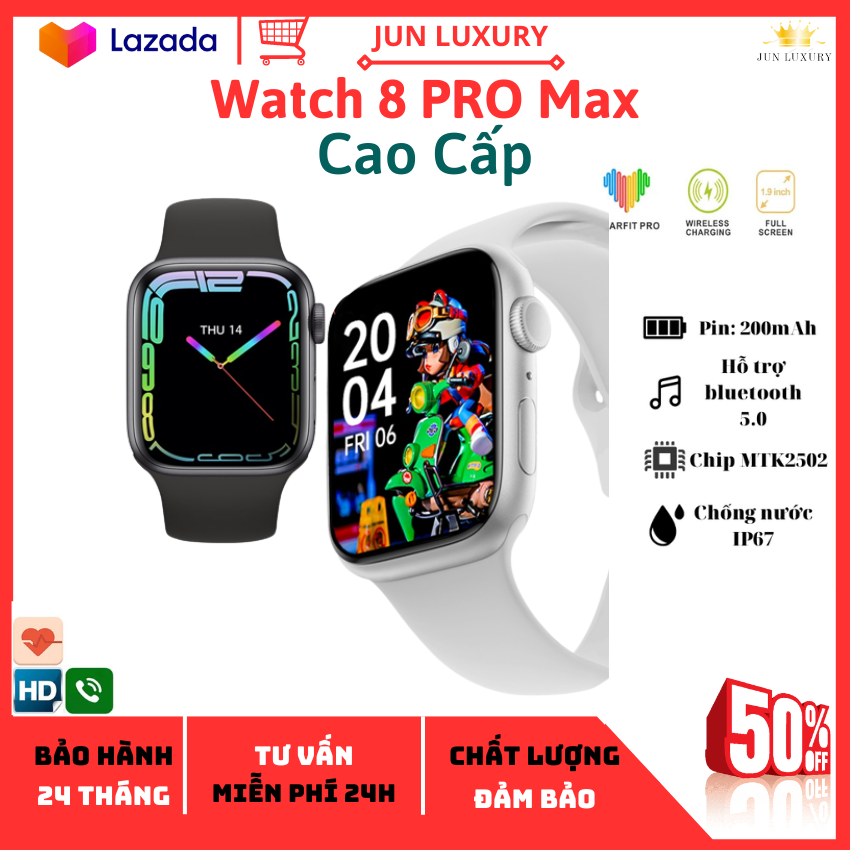 [ Nhập 2023 ] Đồng Hồ Thông Minh T800 Pro MAX Series 8 NFC Đồng hồ thông minh t800 pro max. nghe gọi