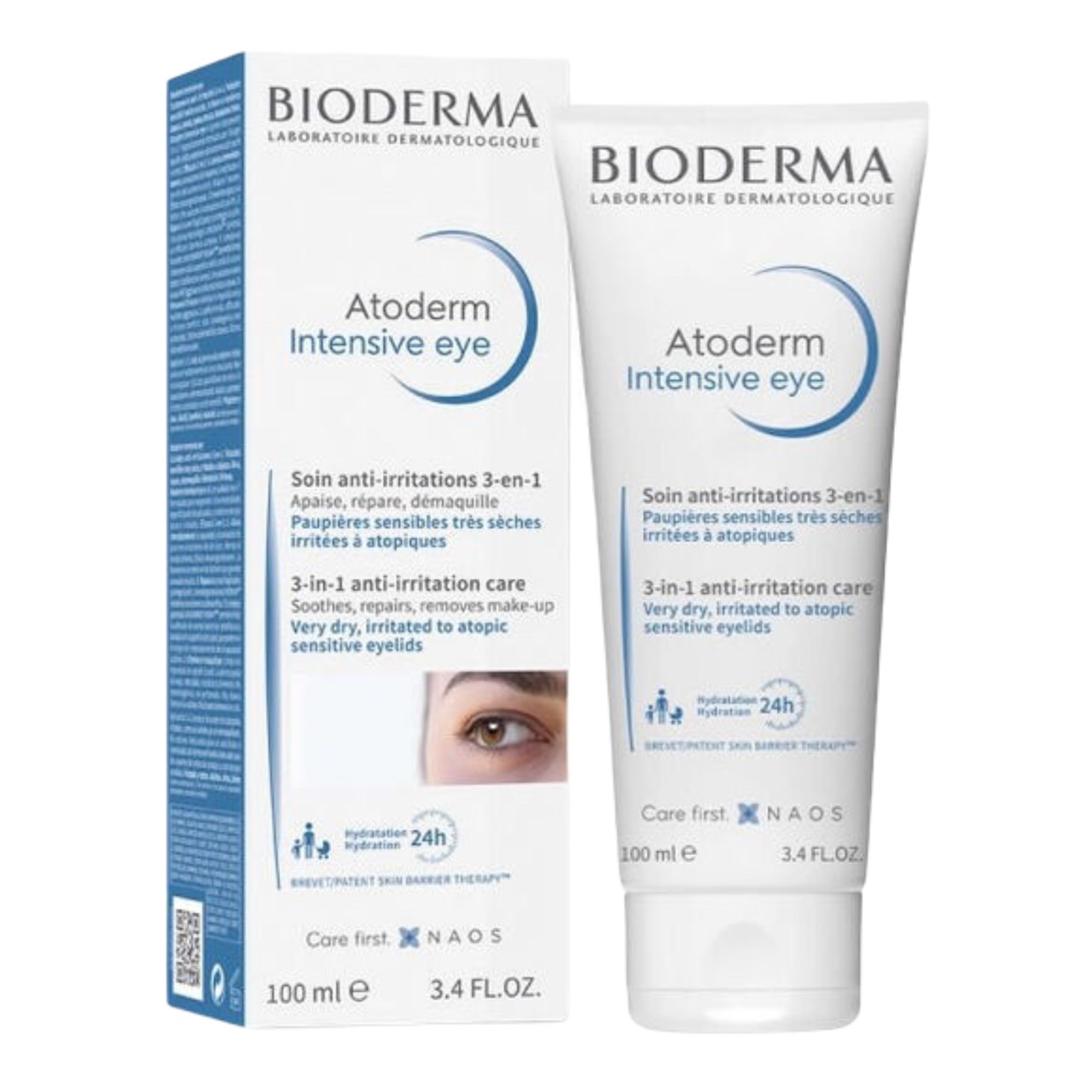 Kem Dưỡng Da Mắt Chống Nhăn Quầng Thâm Bioderma Atoderm 100Ml - Bill Mua Tại Pháp