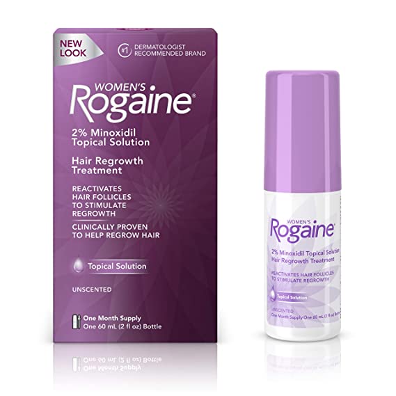 [Hcm]Kem Mọc Tóc Nữ Rogaine 2% Minoxidil Topical Solution 60Ml