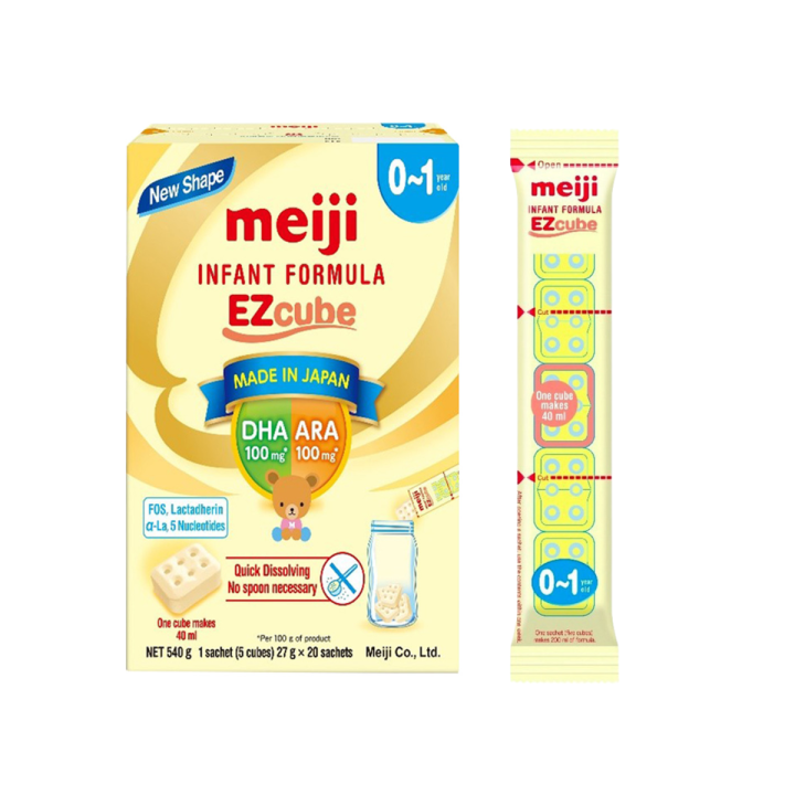 Sữa Meiji Thanh Nội Địa Số 0 Số 9 Meiji Thanh Tách Lẻ Phát Triển Não Bộ Tăng Sức Đề Kháng Cho Trẻ Từ 0 Tháng - Bibo Mart