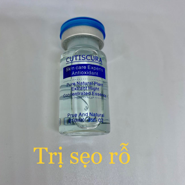 [HCM]Tế Bào Gốc Cutiscura 10ml mụn trắng da trẻ hóa nám tàn nhang sẹo rỗ