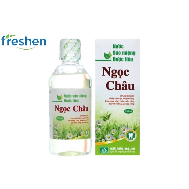 Nước Súc Miệng Dược Liệu Ngọc Châu Của Dược Hoa Linh - Chuyên Dùng Khi Bị Viêm Lợi Nhiệt Miệng Chảy Máu Chân Răng