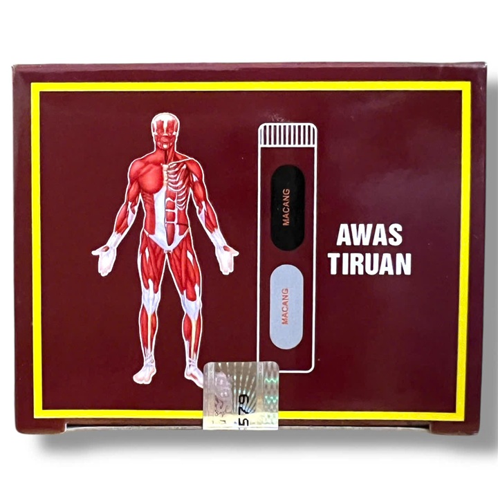 Khớp đỏ Mujarhabat Kapsul xuất xứ Malaysia - Hộp gồm 20 ống - Mã 2055