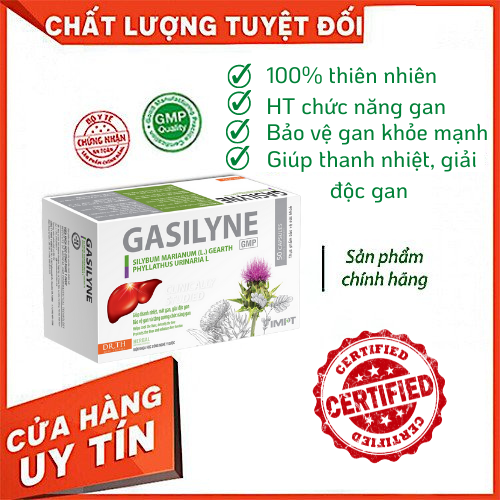 Viên Uống Bổ Gan Gasilyne - Chiết Xuất Thảo Mộc Thiên Nhiên Nhập Khẩu Cao Cấp