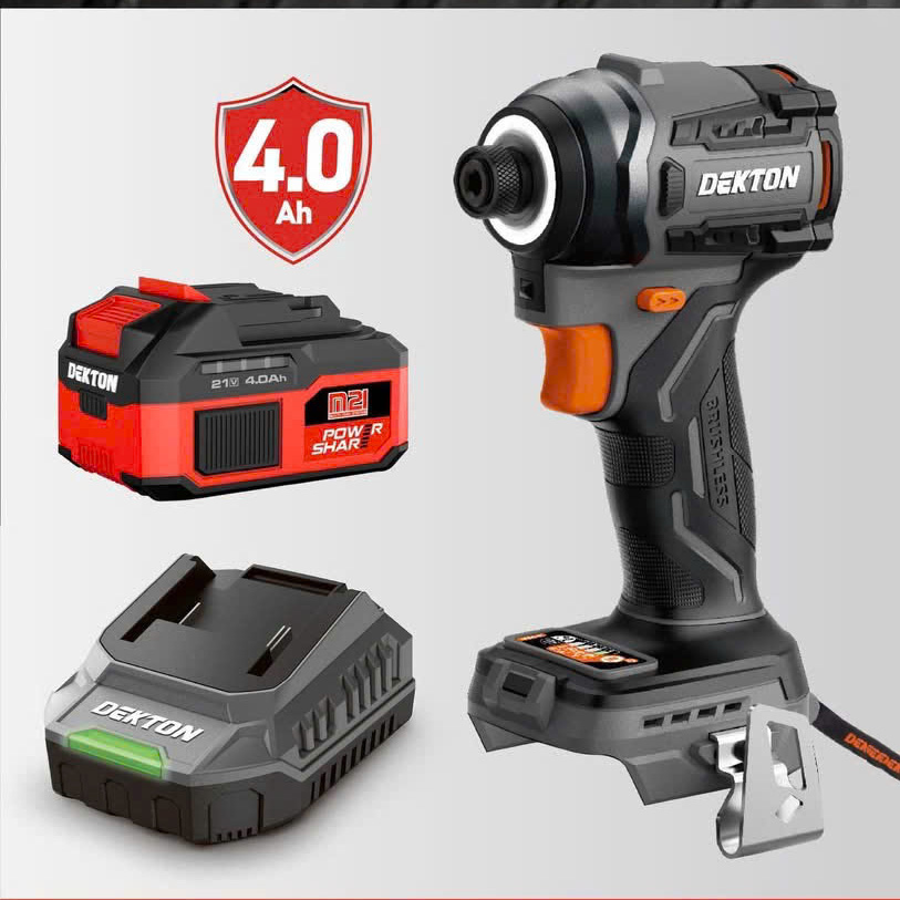 [GEN 3 PRO] Máy Chuyên Vít Dekton M21-CV250PRO Không Chổi Than Chân Pin Phổ Thông Cò Siêu Mượt