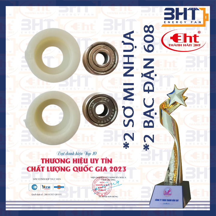 Sơ Mi nhựa đóng bạc đạn 608 cho moter