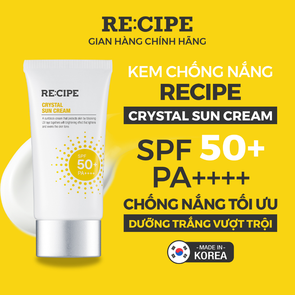 Kem Chống Nắng Body Mặt Dạng Xịt Trong Suốt Recipe SPF 50+ PA++++  RECIPE Phyto Water Defense Sun Sp