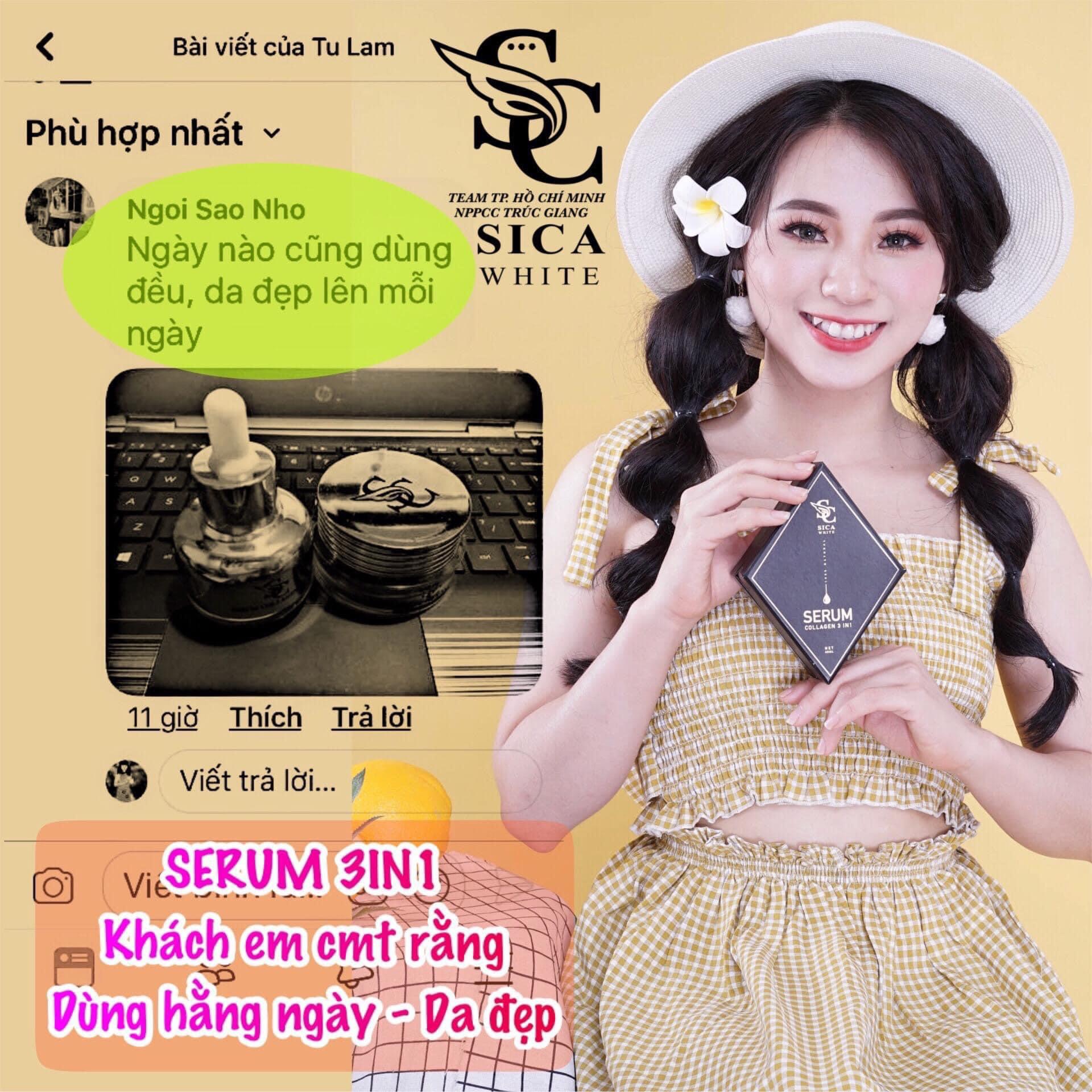 [HCM]Serum yến cao cấp sica white CamLinhshop