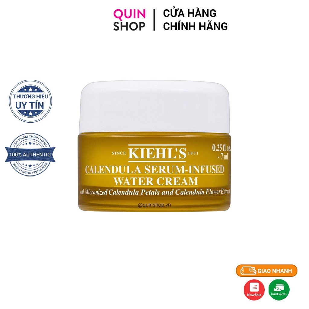 [Hcm]Kem Dưỡng Hoa Cúc Làm Dịu Da Kiehls Calendula Serum - Infused Water Cream Mini