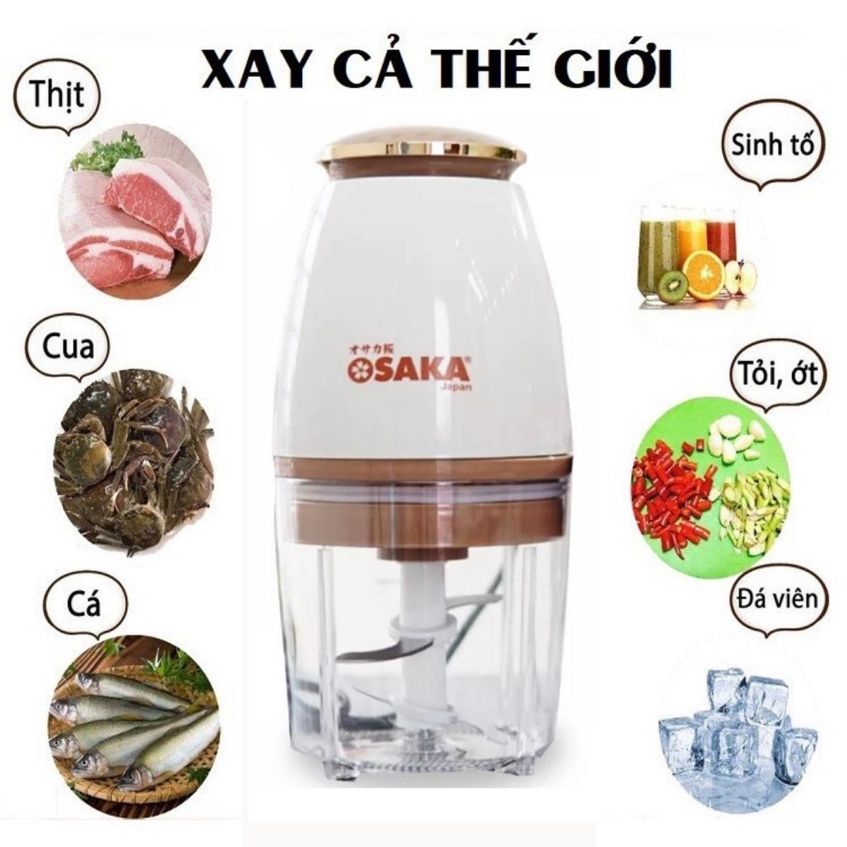 Máy xay Osaka Đa Năng Thương Hiệu Nhật Bản 350W 750ML Mẫu Mới  Máy Xay Nồi Đồng Cối Đá Xay Sinh Tố 