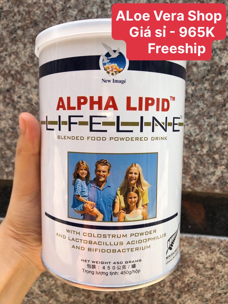 (SIÊU SALE) Sữa Non Alpha Lipid 450g Chính Hãng New Zealand