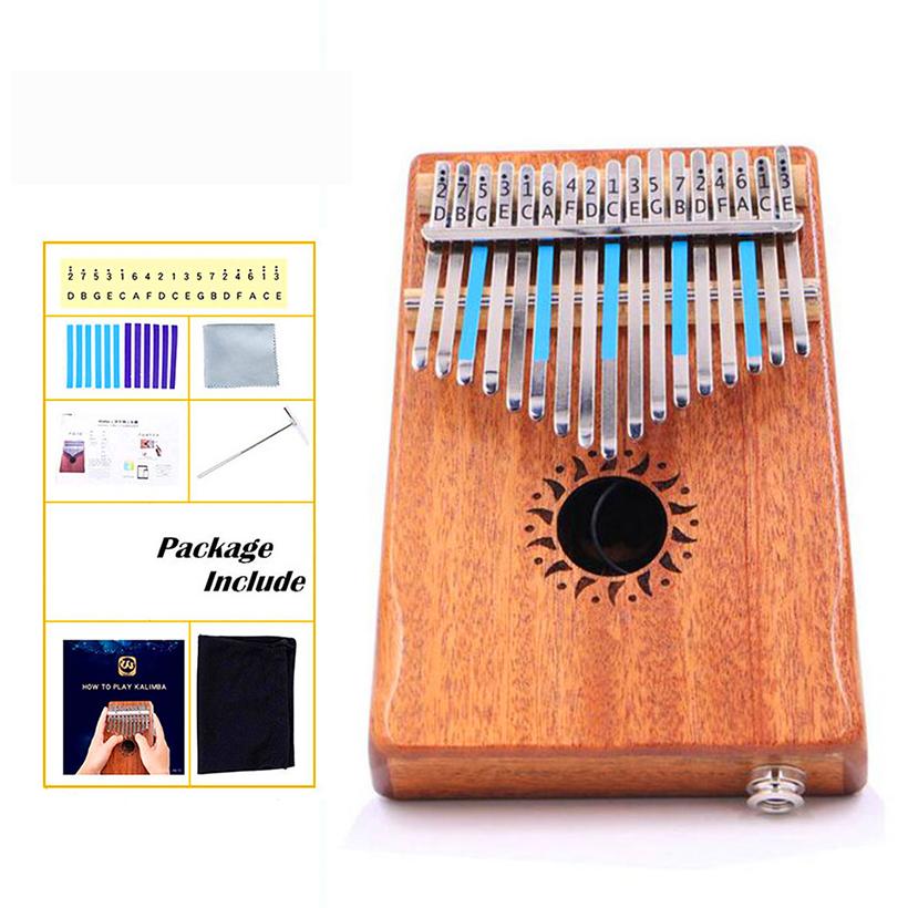 Đàn Kalimba Walter WK-17NSEQ 17 Phím Gỗ Mahogany (Có EQ ) - HÀNG CÓ SẴN