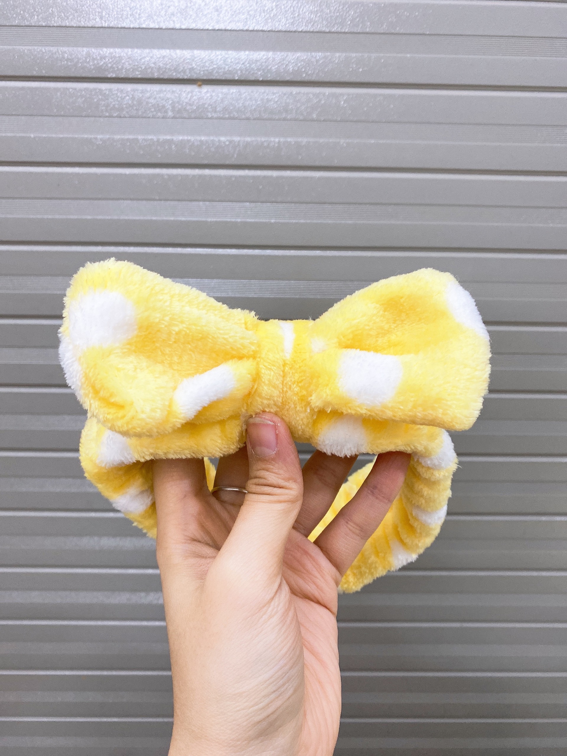 Băng đô rửa mặt bờm cài tóc turban vải nhung nơ cho bé gái nam nữ