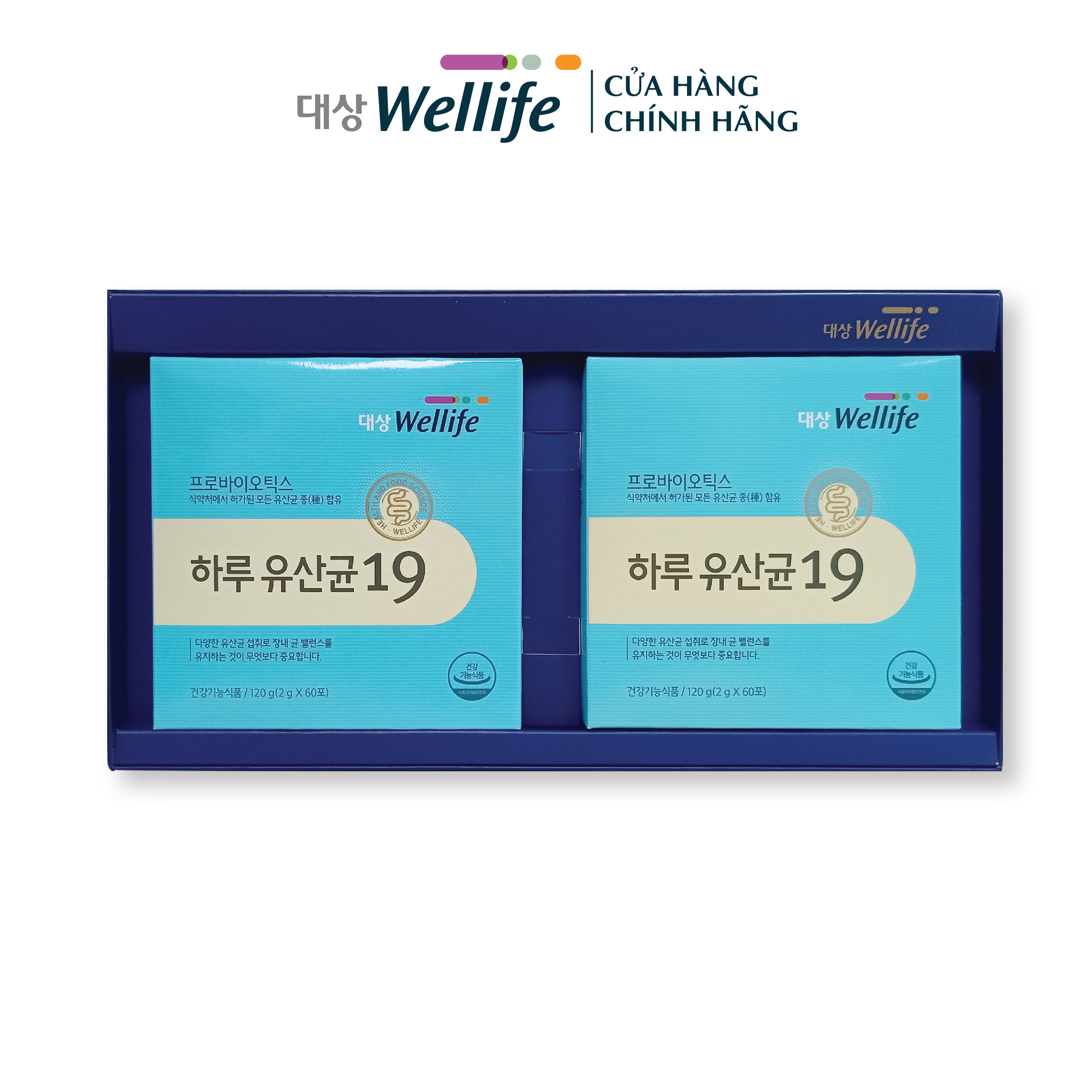 [Combo 2 Hộp Men Vi Sinh Bảo Vệ Sức Khỏe Hằng Ngày Hàn Quốc] Daesang Wellife/ Daily Probiotics 19