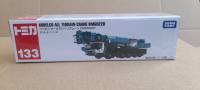 Xe mô hình Tomica (Có hộp số 133) - Xe công trình - cẩu dài màu xanh Kobelco KMG 5220 - (chiều dài cần cẩu 25cm nặng 200g)