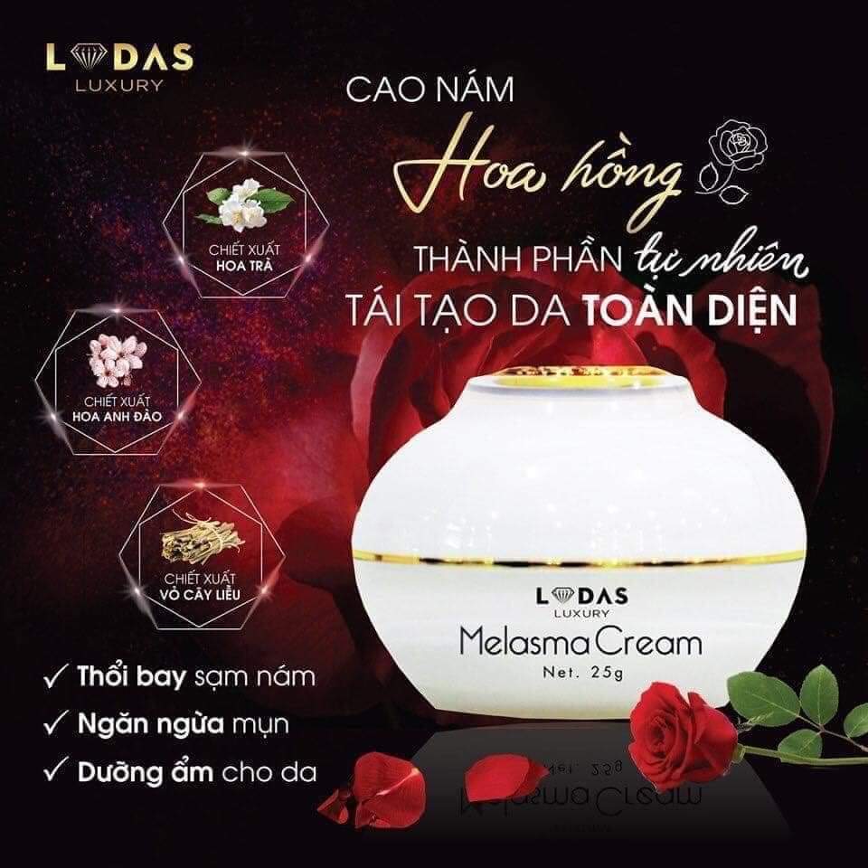 Cao Tái Tạo Hoa Hồng Melasma Cream 25G