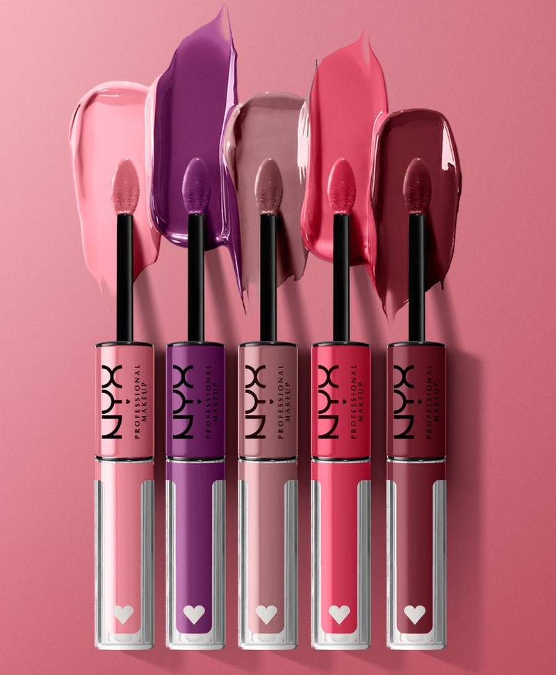 Son Kem Lì 2 Đầu Nyx Shine Loud High Shine Lip Colour 3.4 mL Siêu Bền Lâu Trôi