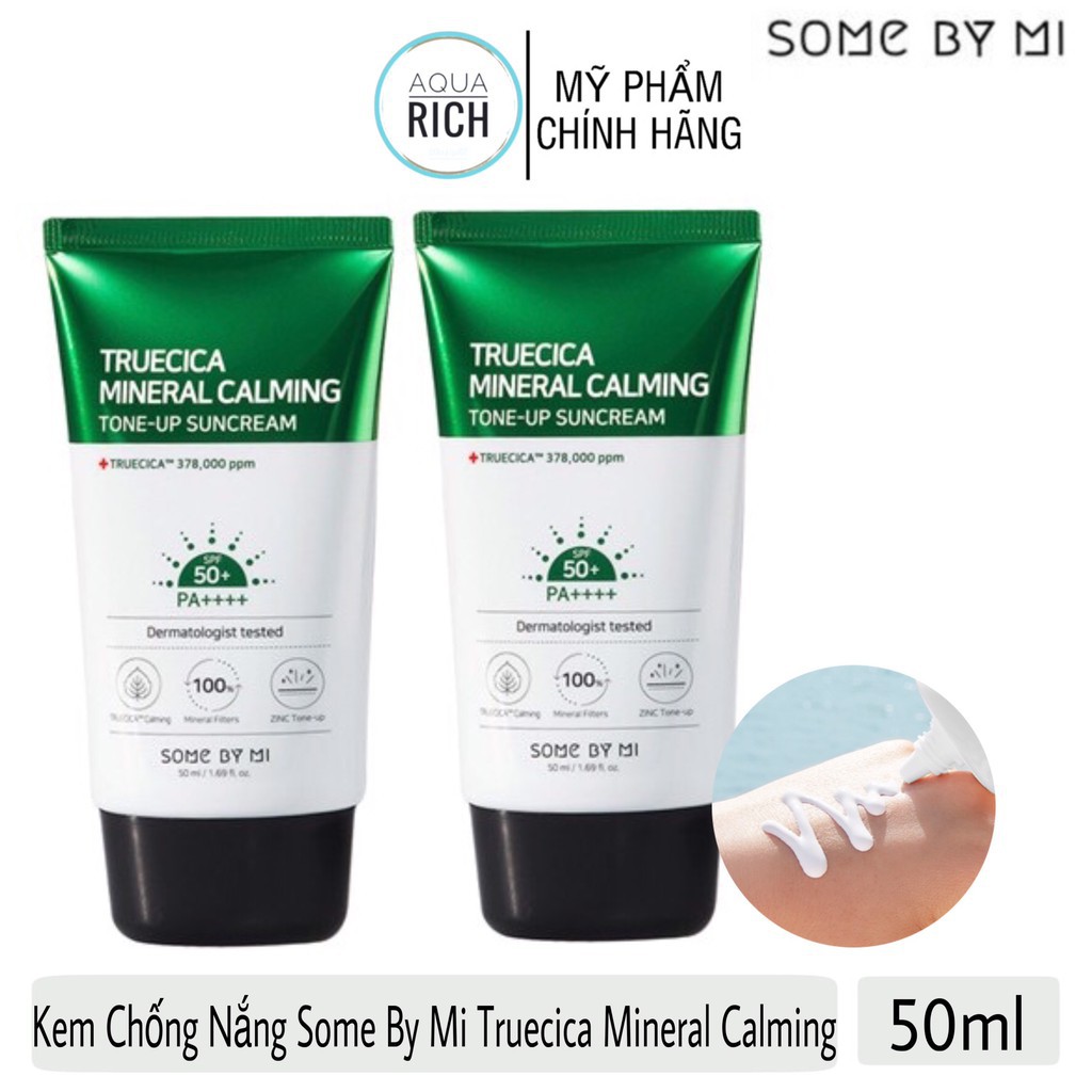 Kem Chống Nắng Some By Mi Truecica Mineral Calming Suncream Spf50+ Pa+++ 50Ml