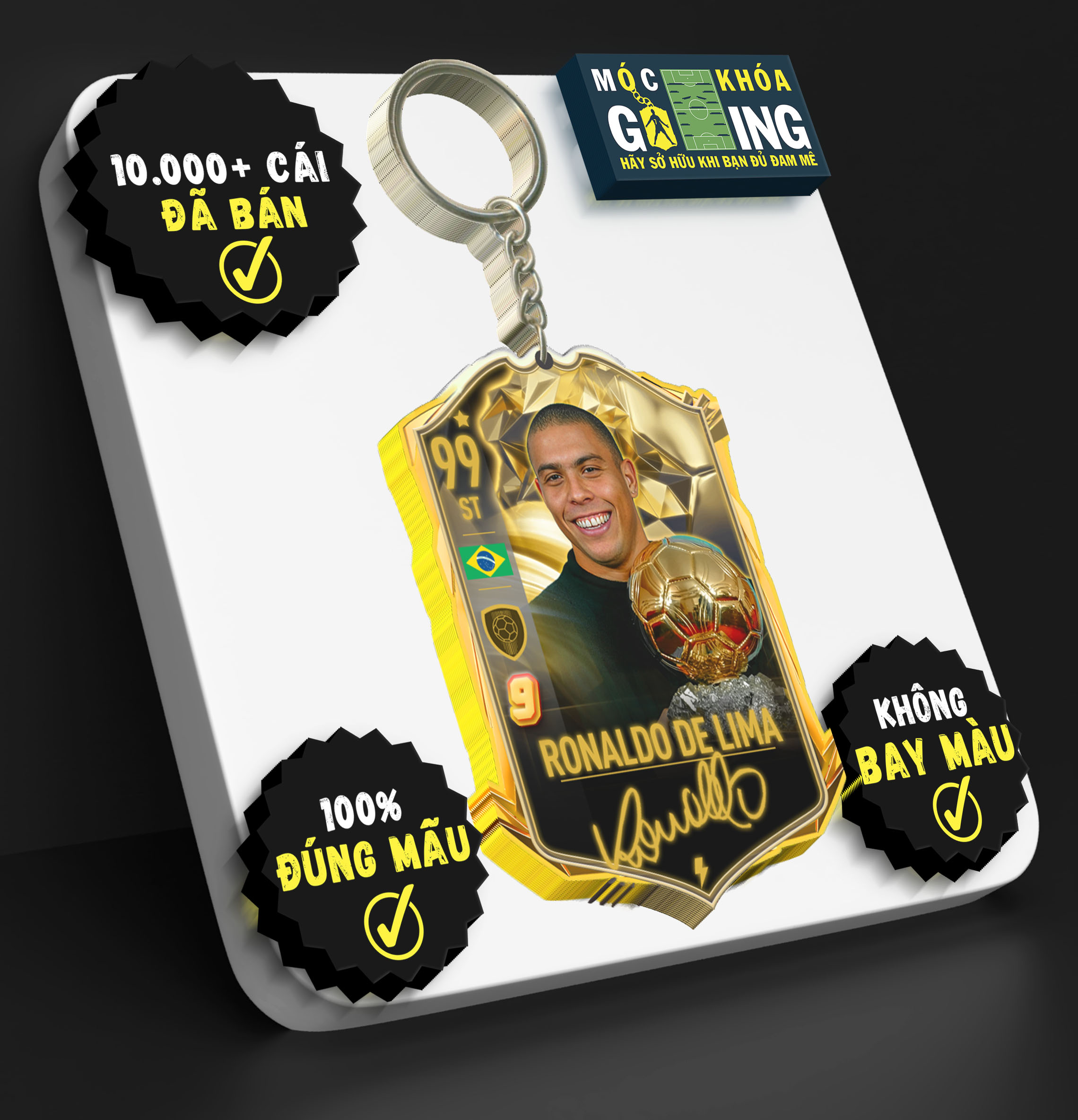 Móc Khóa Ronaldo De Lima - Móc Khoá GAMING