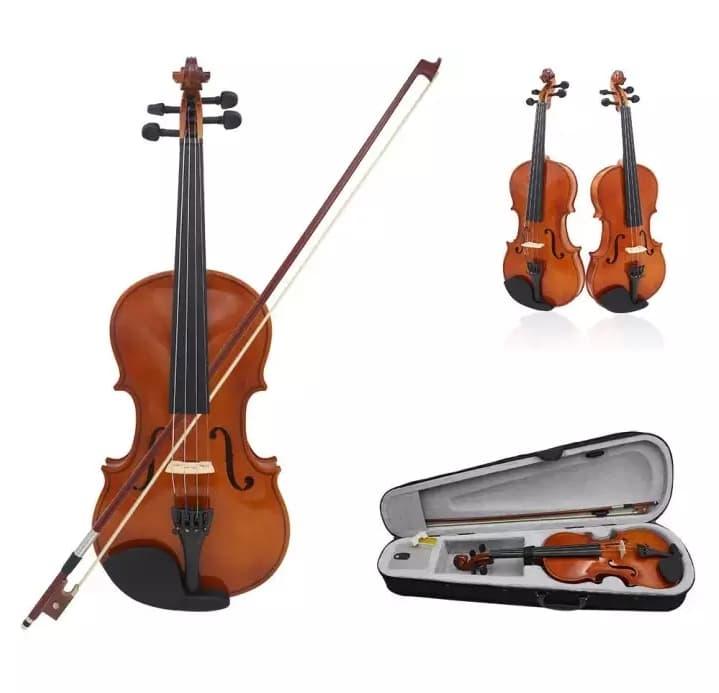 Đàn Violin Gỗ Snow Size 4/4 Màu Trắng Đen Full Phụ Kiện