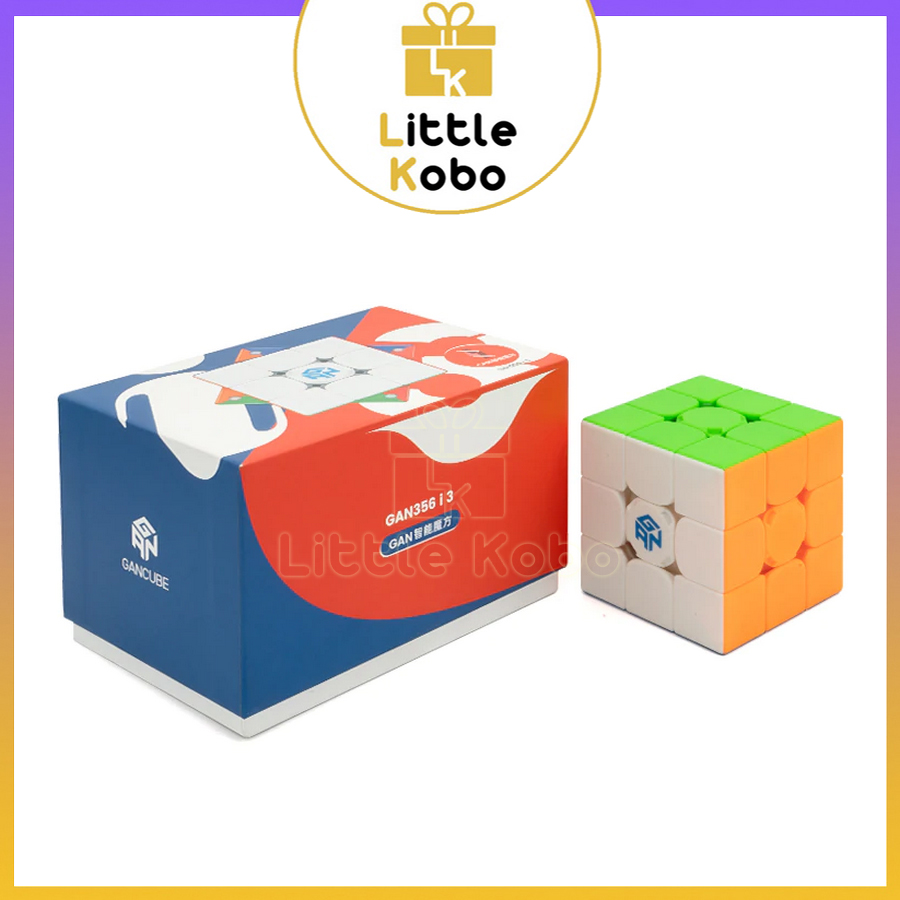 Rubik 3x3 Gan i3 3x3 Rubic Gan356 i3 Kết Nối Điện Thoại Bluetooth Stickerless Smart Cube Đồ Chơi Trí Tuệ Trẻ Em Tư Duy
