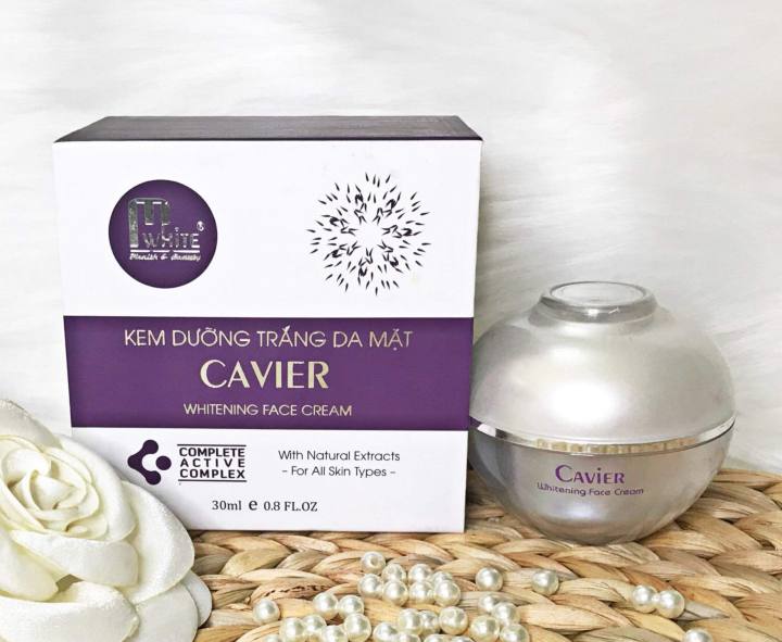[HCM]Kem face thạch Cavier mwhite
