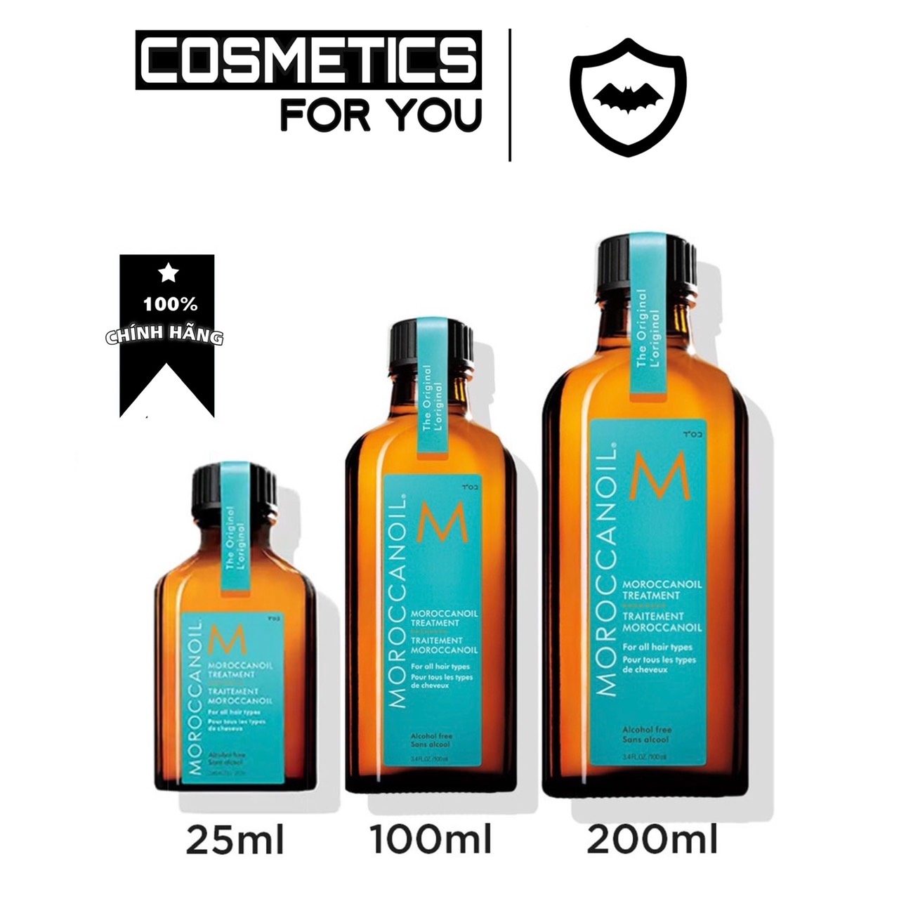 [Hcm]Tinh Dầu Dưỡng Tóc Moroccanoil 100Ml