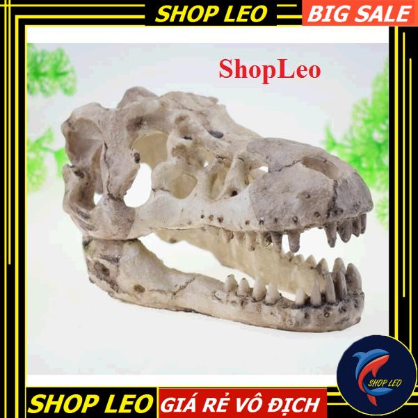 [Hoàn Tiền 10%]ĐẦU XƯƠNG KHỦNG LONG SIZE TO - HANG THỦY SINH - trang trí bể cá hồ thủy sinh - shople