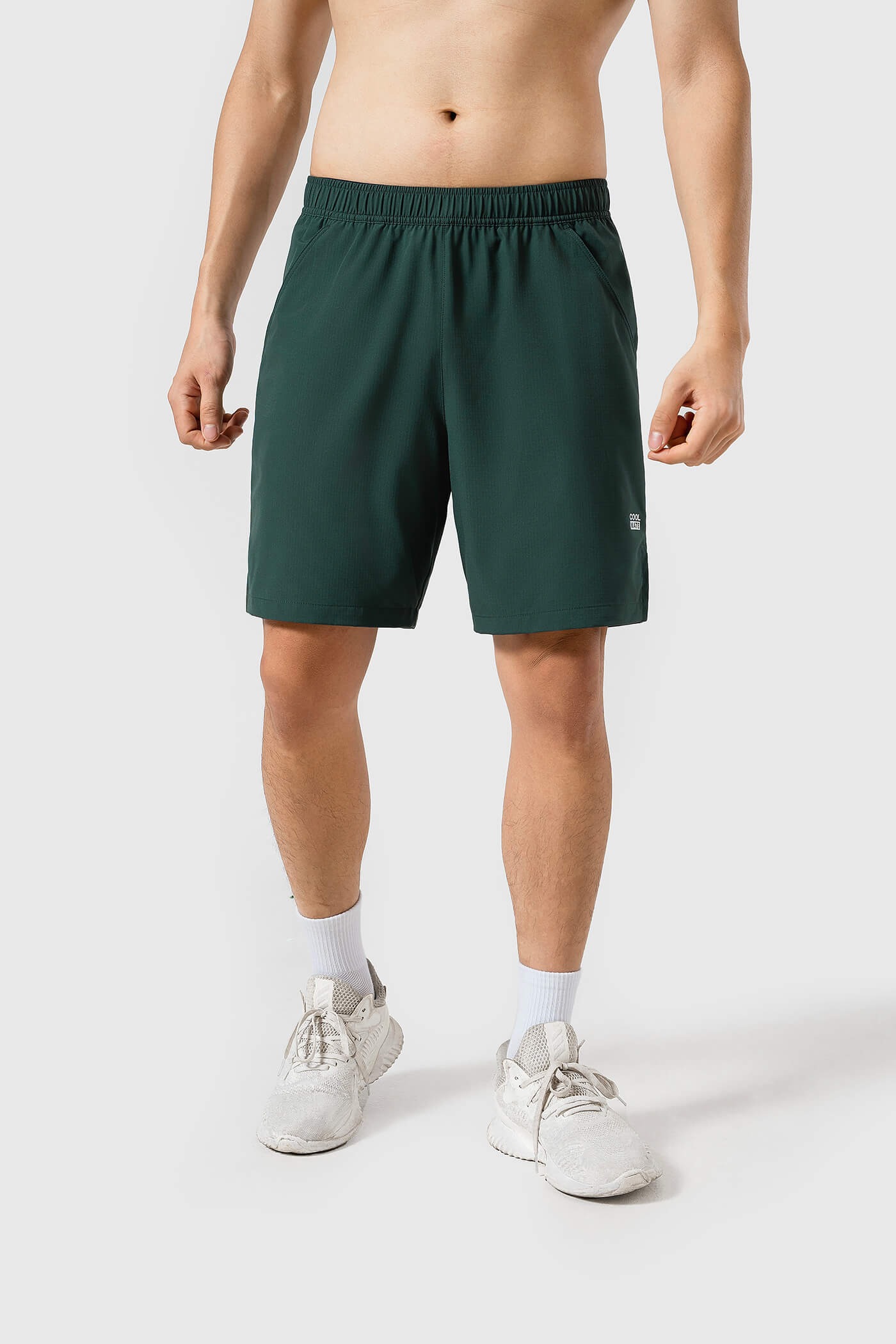 [MUA 3 GIẢM 12%]Quần Shorts thể thao Nam Tập Gym 7 inch Essentials co giãn nhanh khô thoáng khí - Co