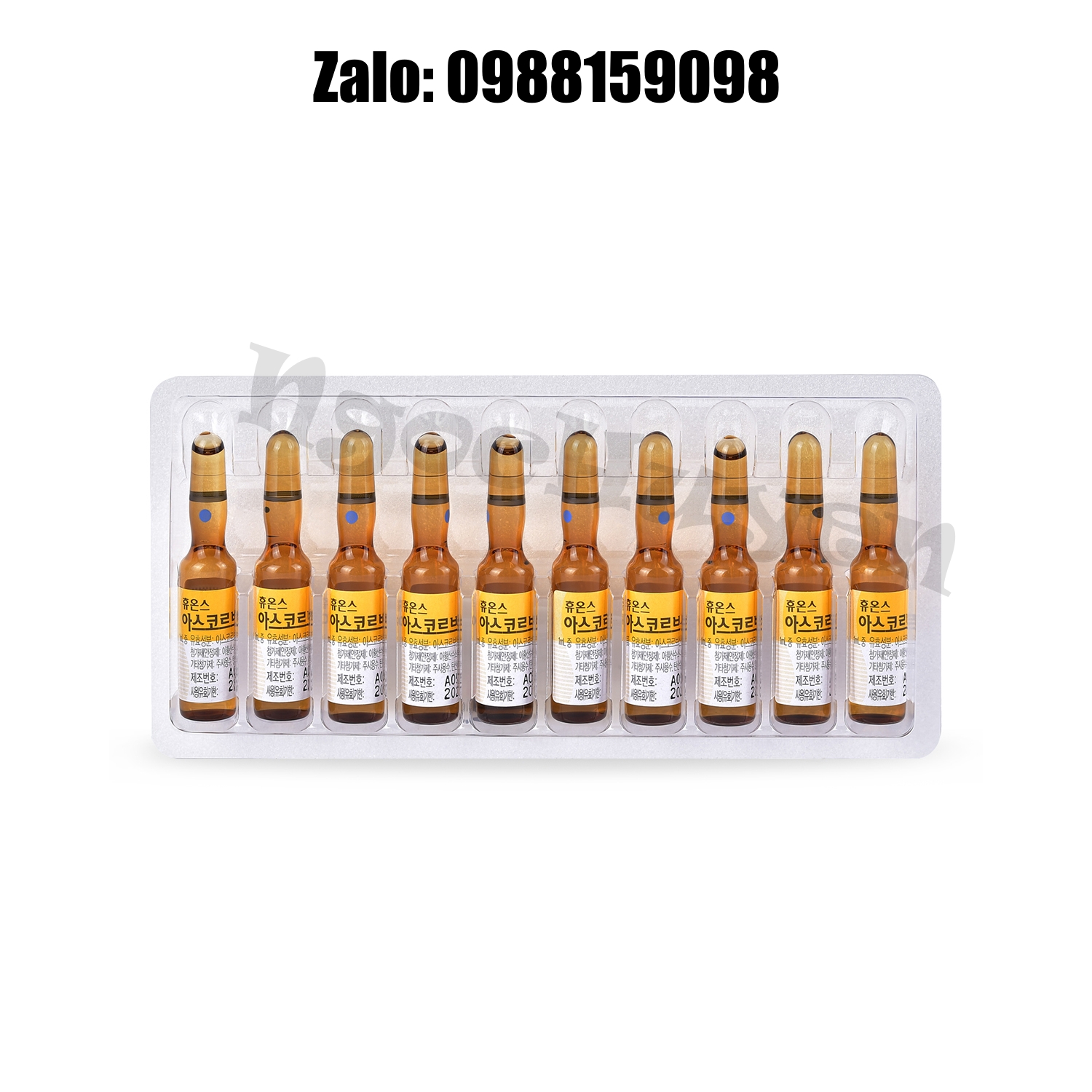 Set Truyền Trắng Hàn Quốc 10 buổi - 1 set 3 loại ống dưỡng chất - Truyền Hàn