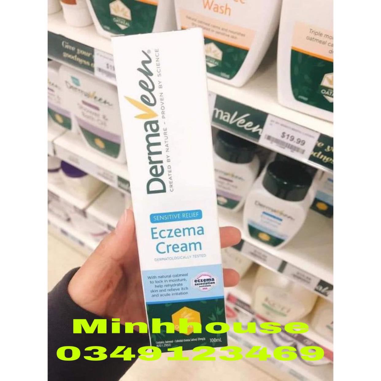 [Nội Địa Úc]Kem Bôi Chàm Da Khô Da Dermaveen