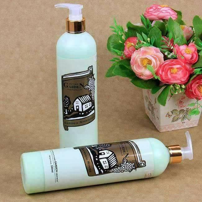Cặp dầu gội/xả chống gầu giúp tóc mềm mượt Garden From Germany 550ml (1gội + 1xả)