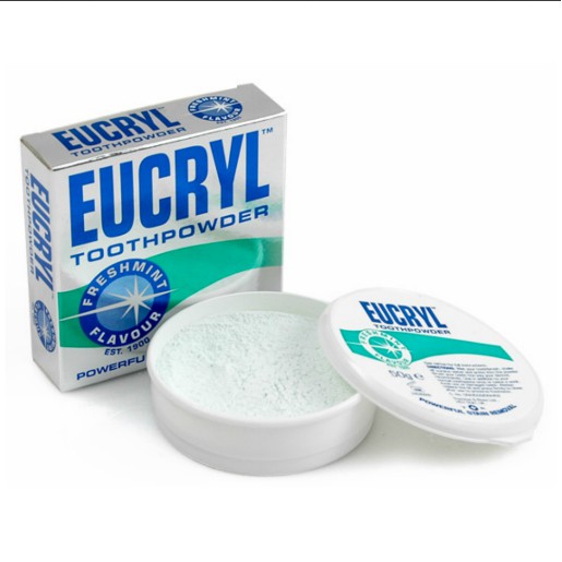 [Hcm]Bột Tẩy Trắng Răng Eucryl 50G [Tặng 1 Son Dưỡng Môi]