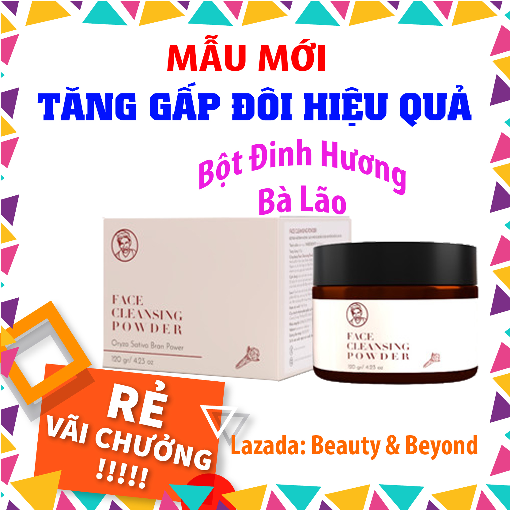 [Sản Phẩm Nâng Cấp] Bột Đinh Hương Bà Lão - Bột Rửa Mặt Gấp Đôi Hiệu Quả