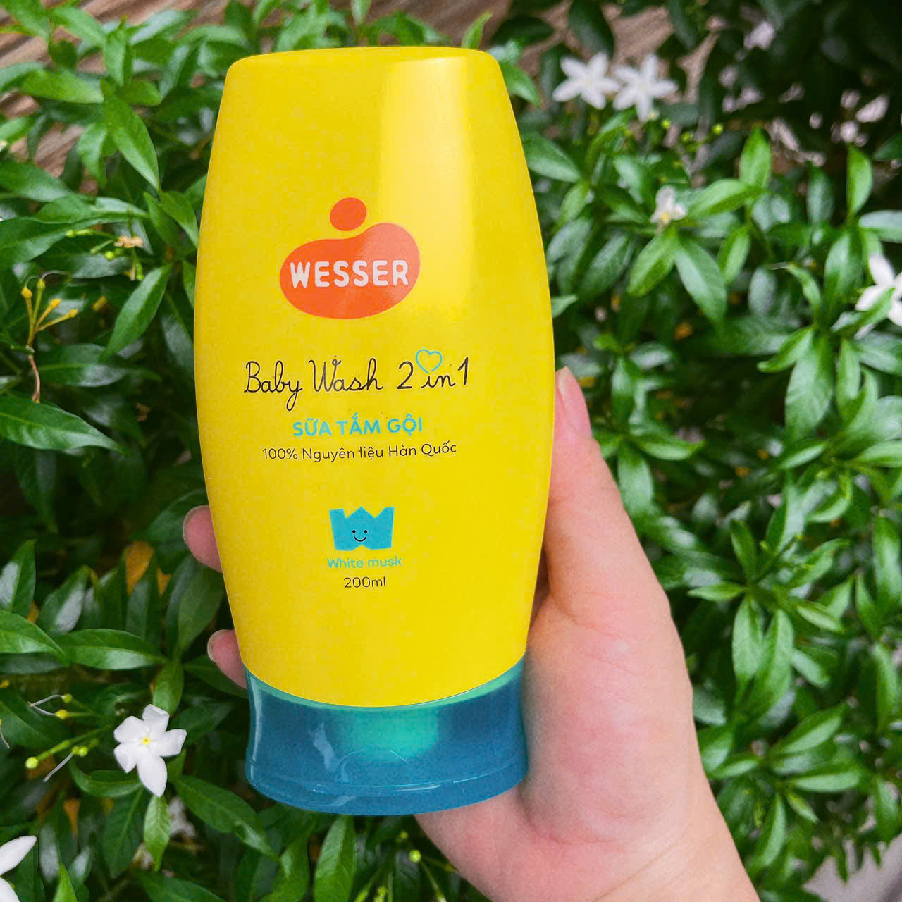[CHÍNH HÃNG] Sữa tắm gội Wesser 2in1 dung tích 100ml/200ml/500ml