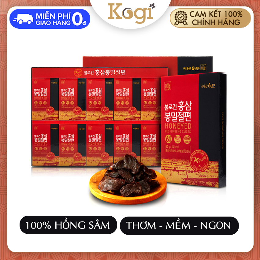 [CHÍNH HÃNG]Hồng sâm lát tẩm mật ong 200g Samsung Hàn Quốc DaedongKogi Ginseng - Tăng cường đề kháng giảm căng thẳng stress tăng cường lưu thông máu