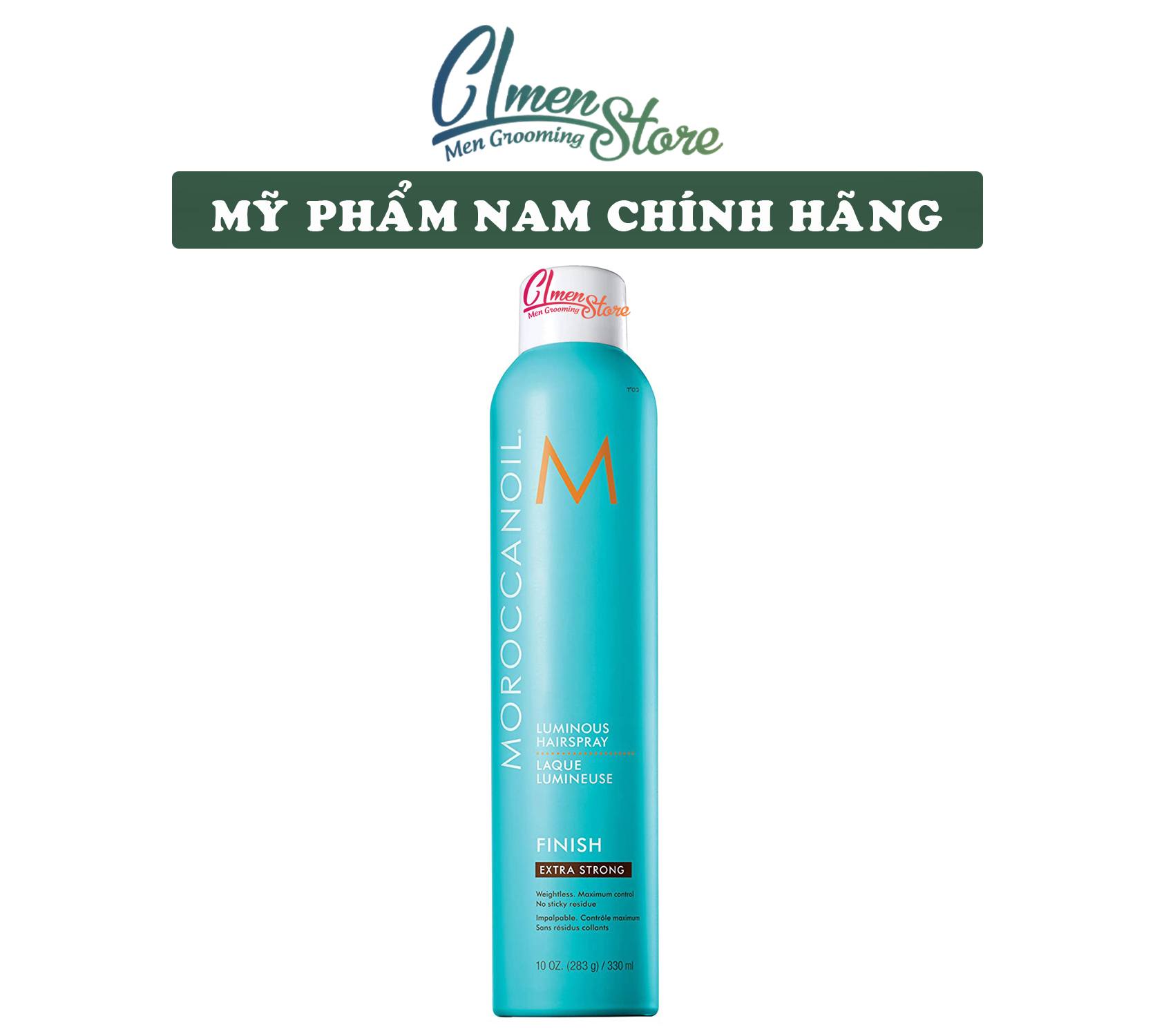 Gôm xịt tóc  Moroccanoil Luminous HairSpray – Extra Strong Hold | Gôm xịt giữ nếp tóc