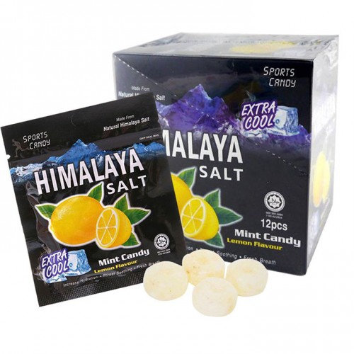 Kẹo Bạc Hà Chanh Muối Himalaya Salt Mint Candy Lemon Flavour (Hộp 180g)