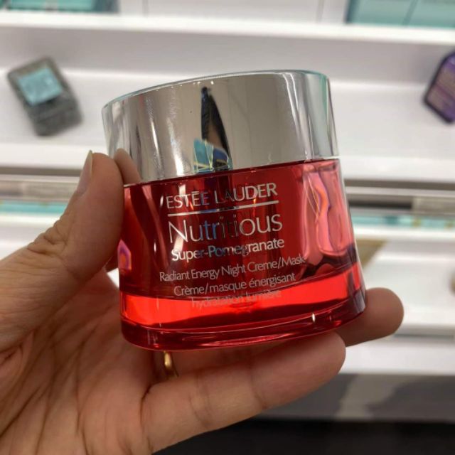 [50Ml] Kem Dưỡng Đêm Sáng Da Lựu Đỏ Estee Lauder Nutritious Chiết Xuất Từ Các Thành Phần Cao Cấp Không Gây Kích Ứng An Toàn Cho Người Sử Dụng