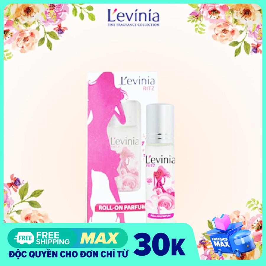 Nước Hoa Cao Cấp Dạng Lăn Mini 9Ml Levinia - Màu Hồng - Ritz