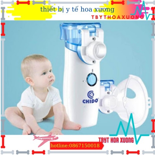 Máy Xông Mũ Họng Cầm Tay Nhỏ Gọn Tiện Dụng Chido