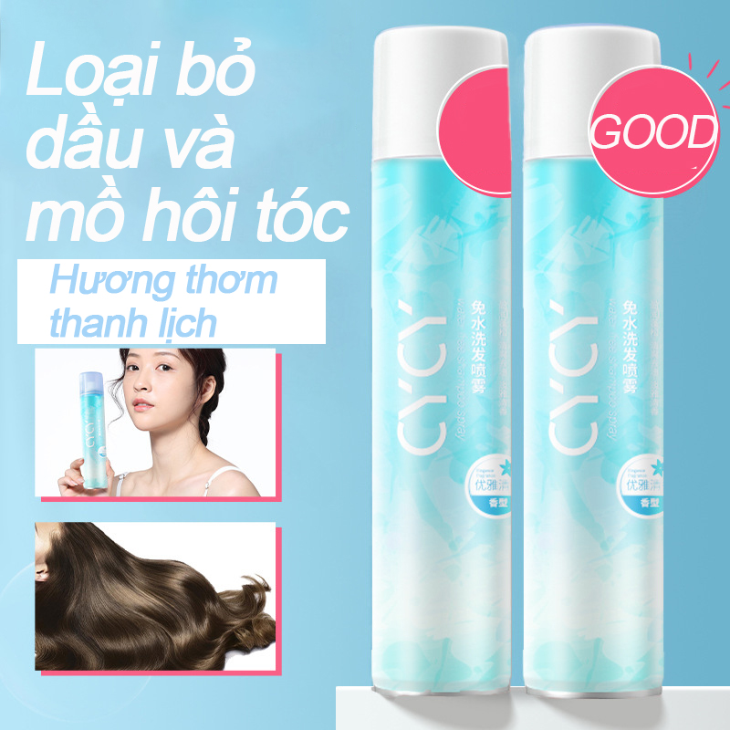 [HCM][Peachy Sis] Dầu gội đầu khô ISSY không cần dùng nước chống bết tóc thơm mát suôn mượt chống rụng tóc đánh bay gầu dành cho nam nữ 200ML